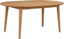 Oválný dubový rozkládací jídelní stůl Rowico Mimi, 170 x 105 cm